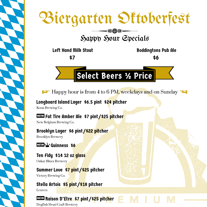 menu example
